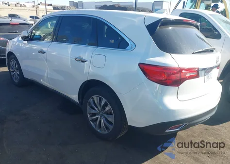 2014 Acura Mdx Technology Package from USA, damaged, VIN 5FRYD3H4XEB013023